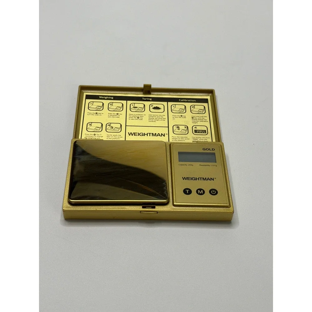 Weightman WM-G200 Digital Pocket Scale 200g x‎ 0.01g Gold Jewelry Precision Gram